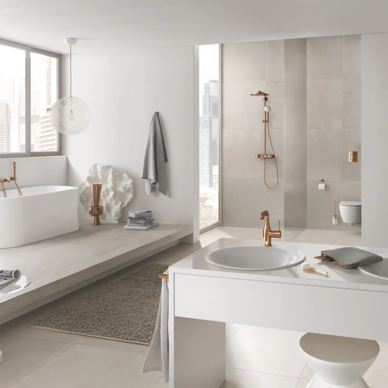 Grohe euphoria smartcontrol 310 dusjsystem 20l warm sunset