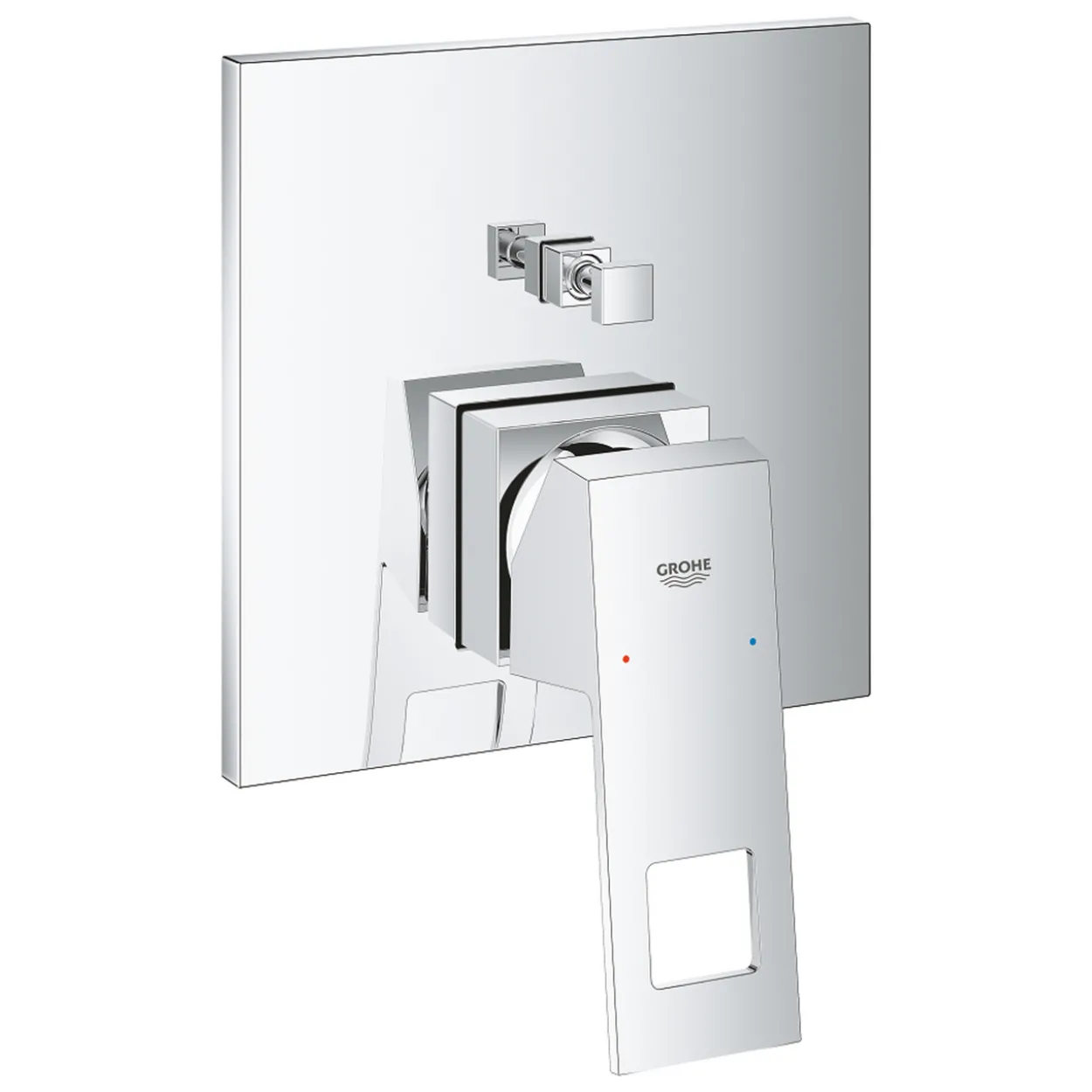 Grohe eurocube badekarbatteri for innbygging krom