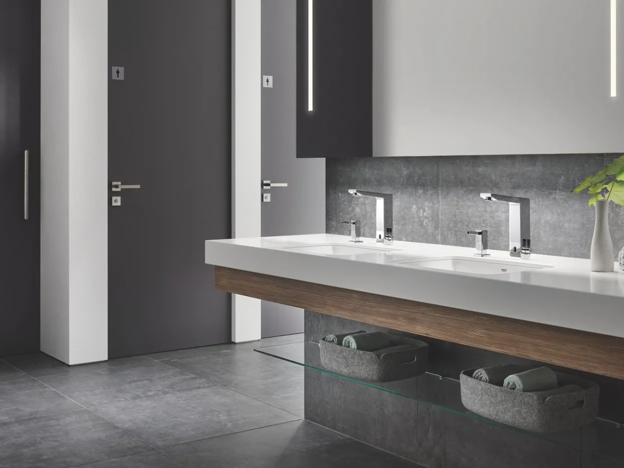 Grohe eurocube e berøringsfritt servantbatteri 6v krom