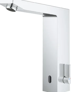 Grohe eurocube e 6v berøringsfritt servantbatteri krom