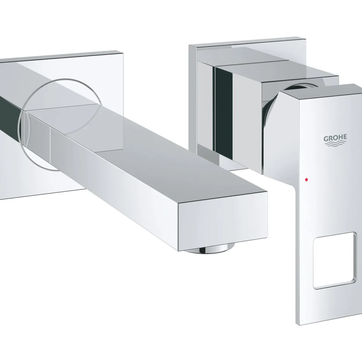Grohe eurocube 2-hulls vegghengt servantbatteri small