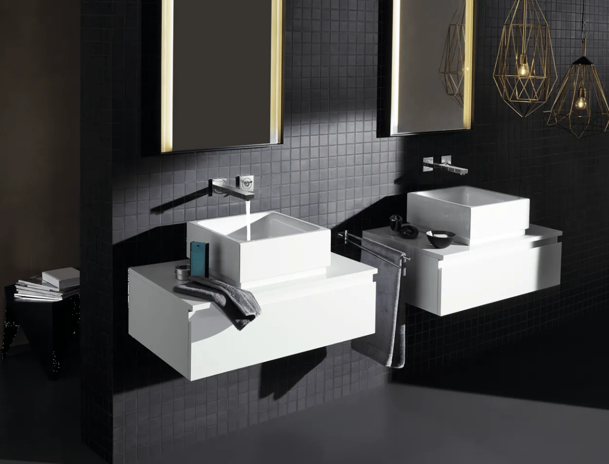 Grohe eurocube joy 2-hulls vegghengt servantbatteri