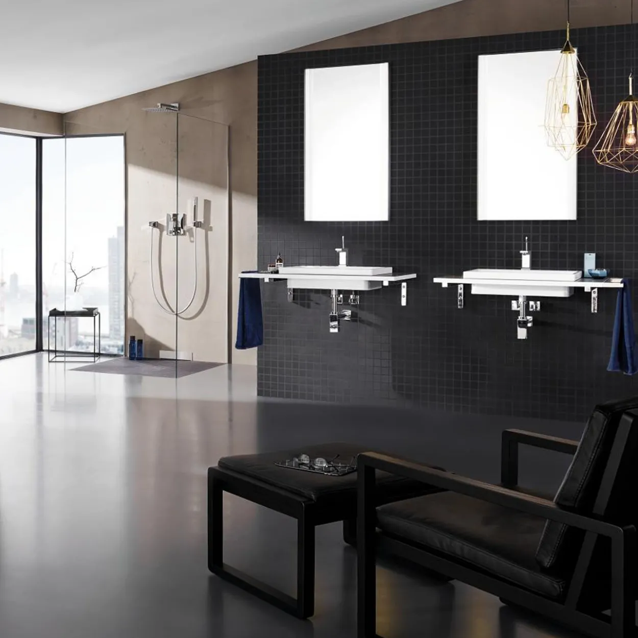 Grohe eurocube joy s servantbatteri m/oppløft krom