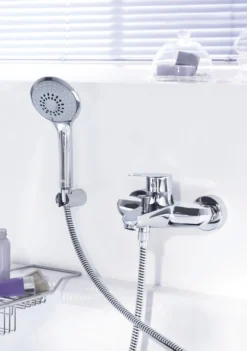 Grohe eurodisc cosmopolitan badekararmatur med hånddusj