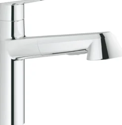 Grohe eurodisc kjøkkenarmatur m/medium uttrekkbar tut