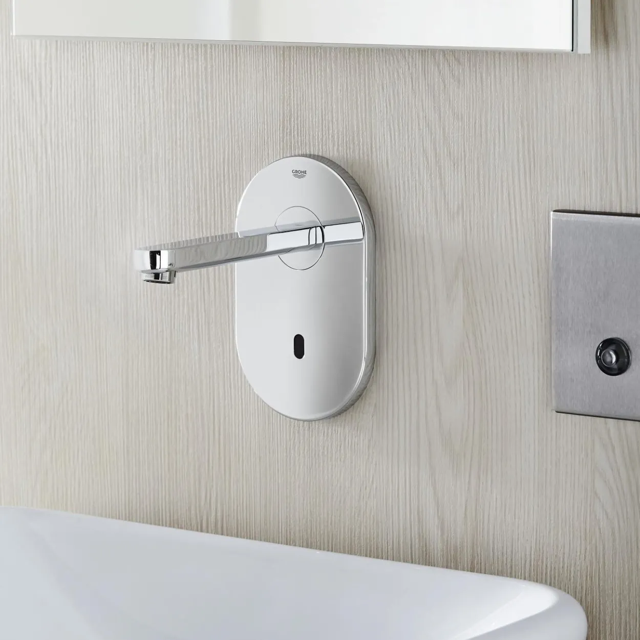 Grohe euroeco cosmopolitan e berøringsfri kran u/blandebatteri krom