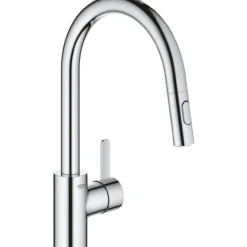 Grohe eurosmart cosmopolitan kjøkkenarmatur m/uttrekkbar tut krom