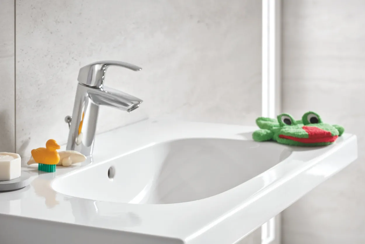 Grohe eurosmart m servantbatteri m/oppløft krom