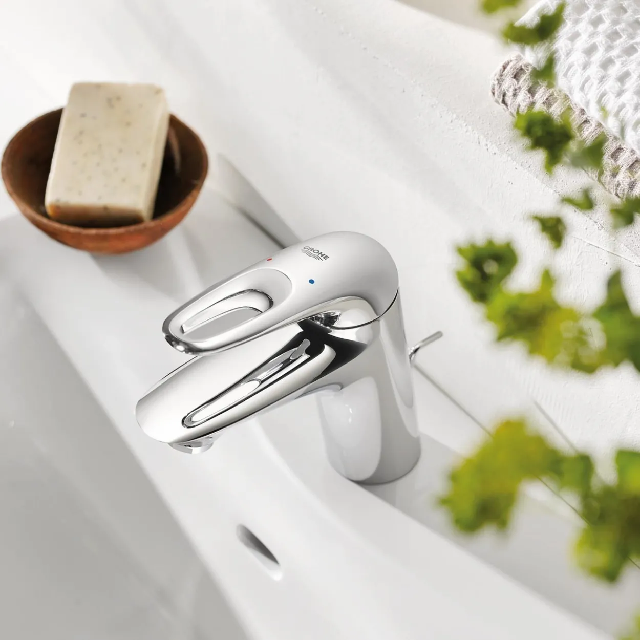 Grohe eurostyle s servantbatteri m/oppløft krom
