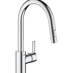 Grohe feel clova kjøkkenarmatur m/uttrekkbar c-tut dual spray krom