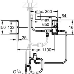 Grohe footcontrol omstillingssett 6v