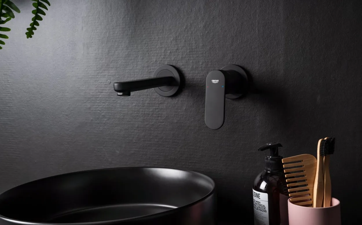Grohe get 2-hulls innbygningsarmatur matt sort