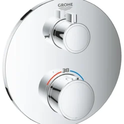 Grohe grohtherm badekarbatteri m/termostat for 2 uttak krom