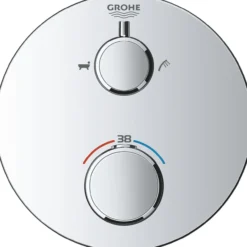 Grohe grohtherm badekarbatteri m/termostat for 2 uttak krom