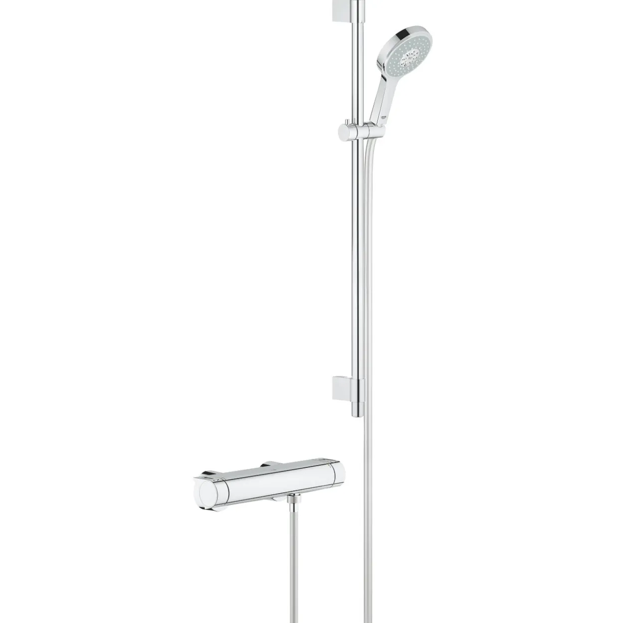 Grohe grohtherm 2000 dusjbatteri m/dusjsett power+soul cosmopolitan 130