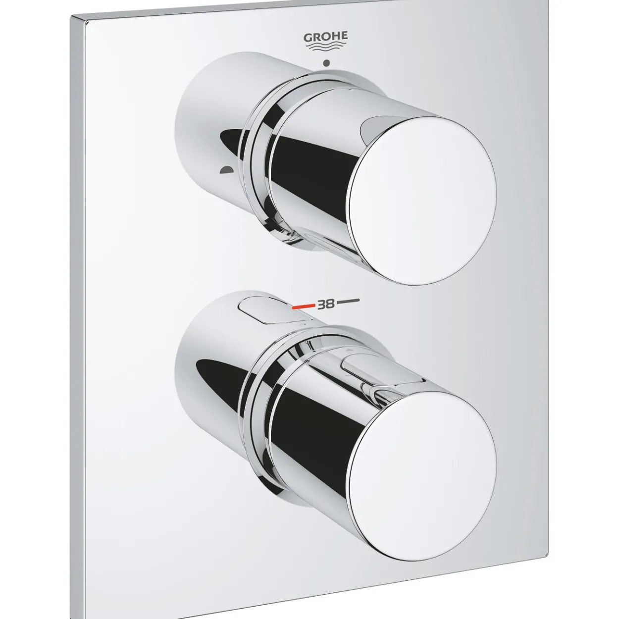Grohe grohtherm f termostatbatteri for to-veis sjalter