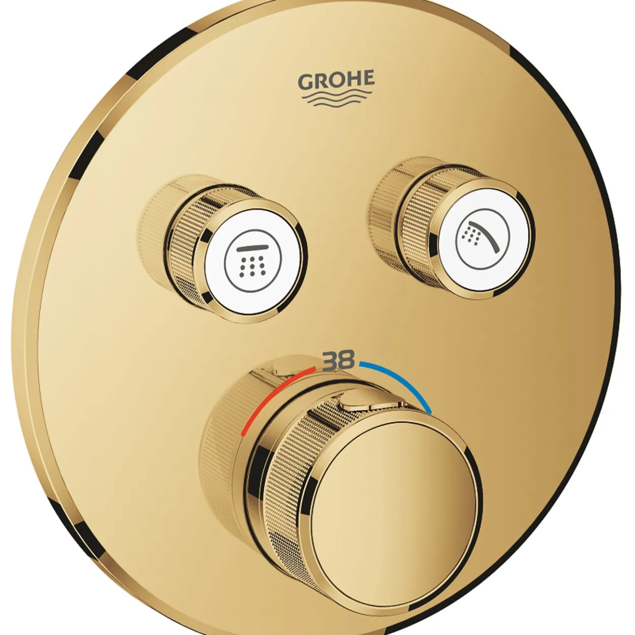 Grohe grohtherm smartcontrol dusjbatteri m/2 ventiler cool sunrise