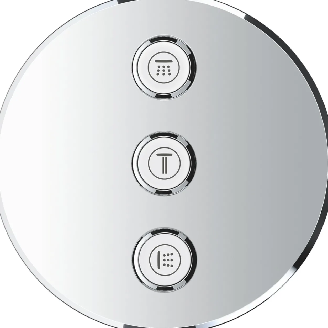 Grohe grohtherm smartcontrol trippel volumkontroll-sett krom