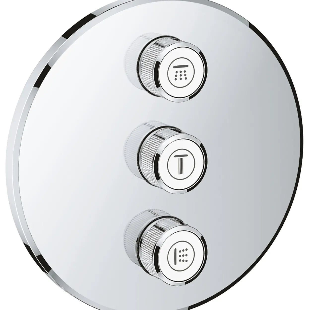Grohe grohtherm smartcontrol trippel volumkontroll-sett krom