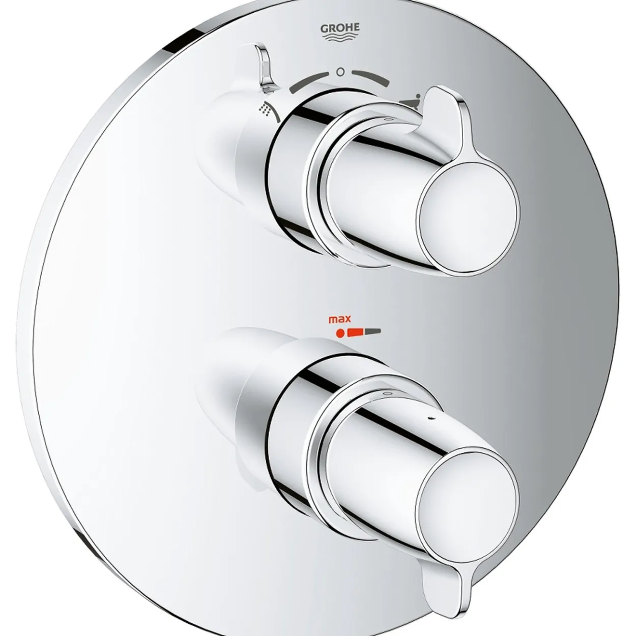 Grohe grohtherm special kar- og dusjbatteri krom