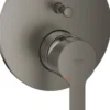 Grohe lineare badekarbatteri for innbygging børstet hard grafitt