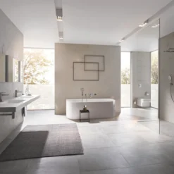 Grohe lineare badekarbatteri for innbygging børstet hard grafitt