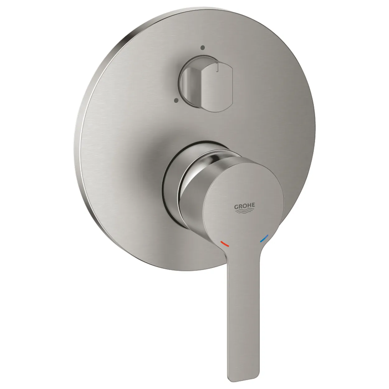 Grohe lineare ettgrepsbatteri for innbygging m/3 utløp supersteel