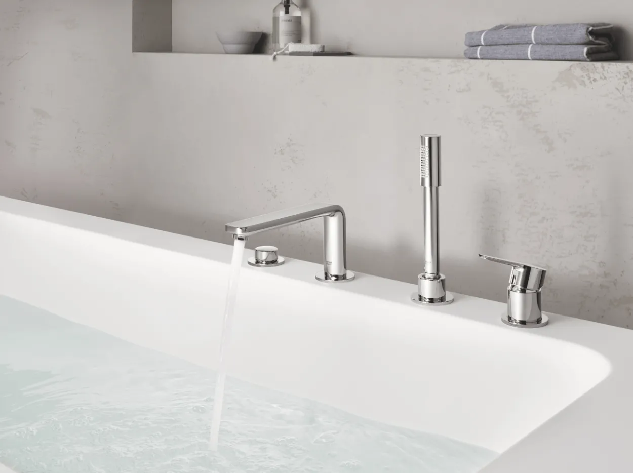 Grohe lineare 4-hulls kar- og dusjkombinasjon