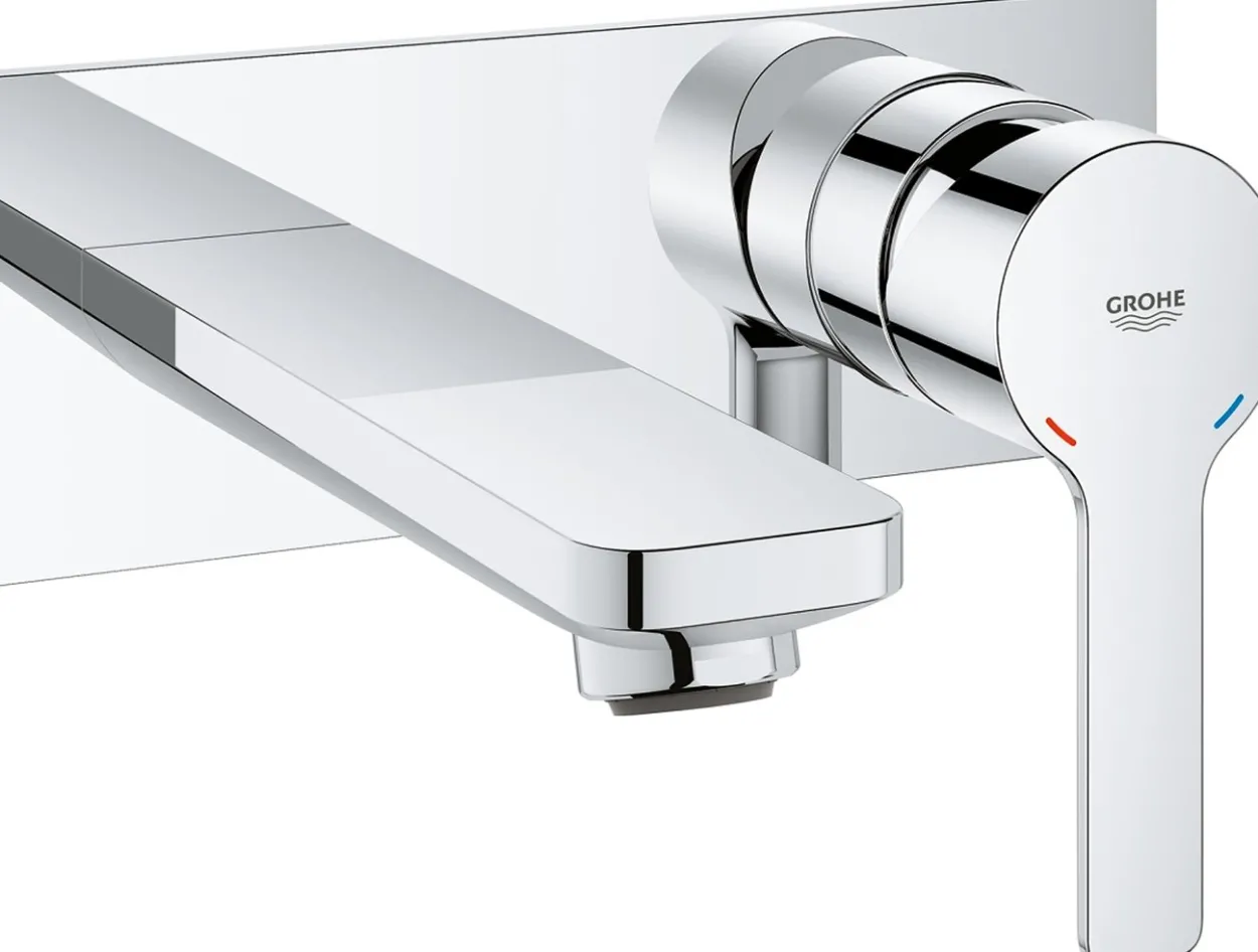 Grohe lineare 2-hulls servantbatteri krom