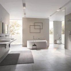 Grohe lineare 2-hulls servantbatteri l børstet hard grafitt