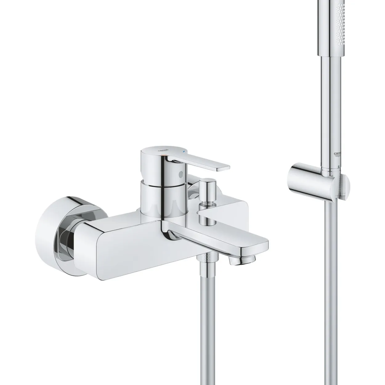 Grohe lineare kar- og dusjbatteri med hånddusj