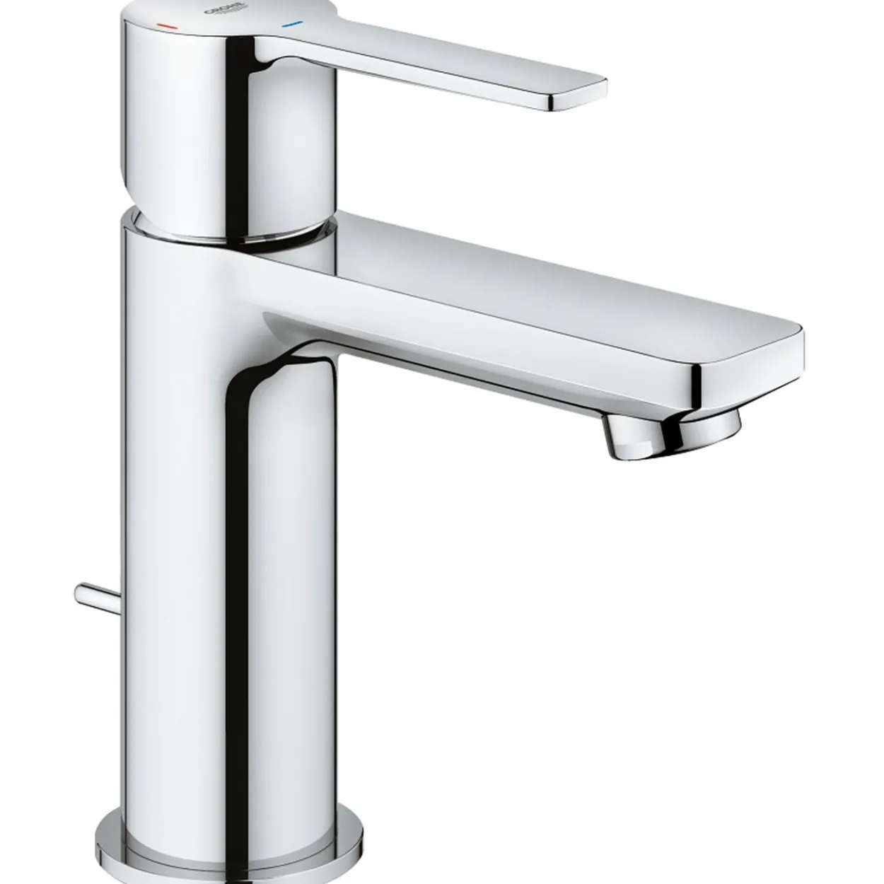 Grohe lineare servantbatteri m/oppløftsventil krom