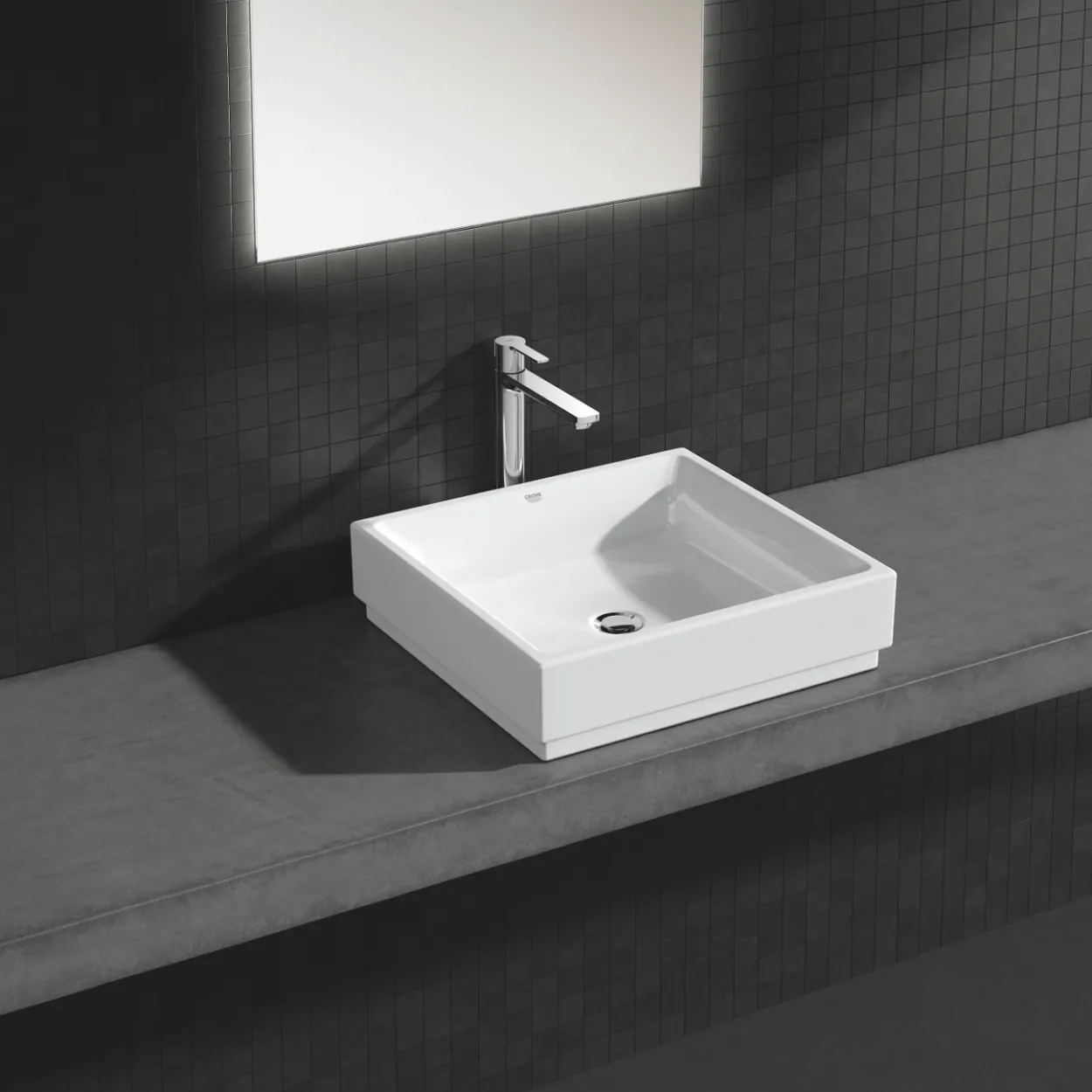 Grohe lineare xl servantbatteri krom