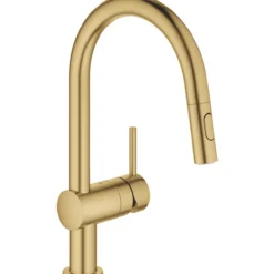 Grohe minta kjøkkenarmatur børstet cool sunrise m/uttrekkbar c-tut
