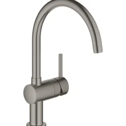 Grohe minta kjøkkenarmatur børstet hard graphite m/c-tut