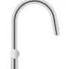 Grohe minta kjøkkenarmatur c-tut m/avst. & uttrekk krom