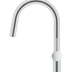 Grohe minta kjøkkenarmatur c-tut m/avst. & uttrekk krom