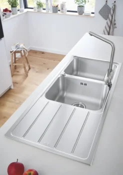 Grohe minta kjøkkenarmatur supersteel m/l-tut