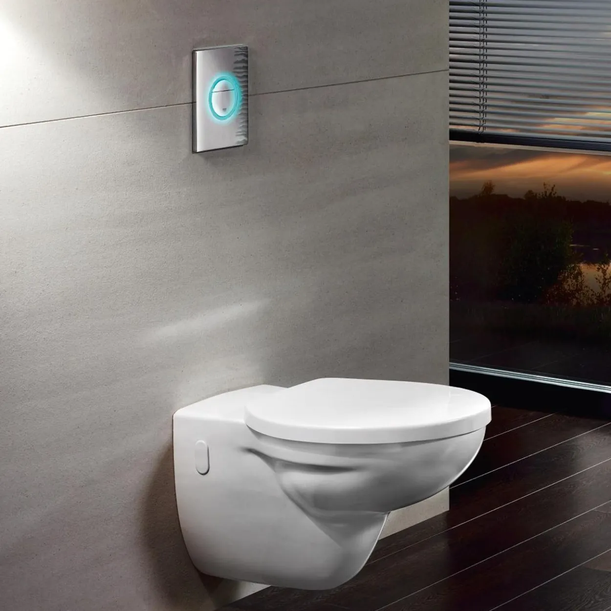 Grohe nova cosmopolitan light trykkplate krom