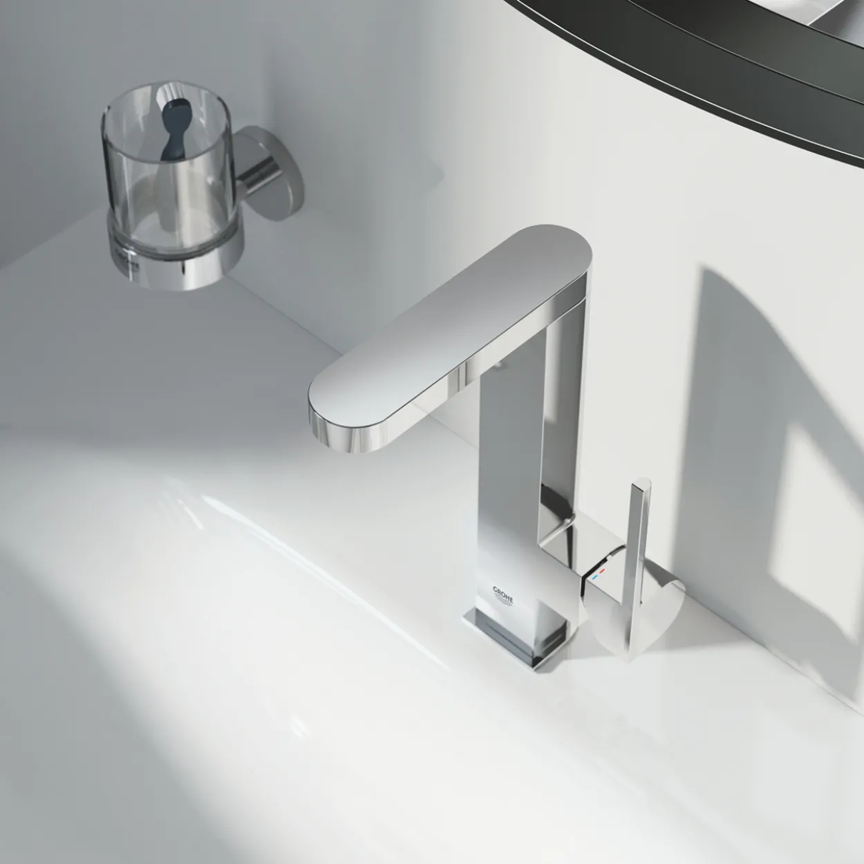 Grohe plus m servantbatteri m/pop-up krom