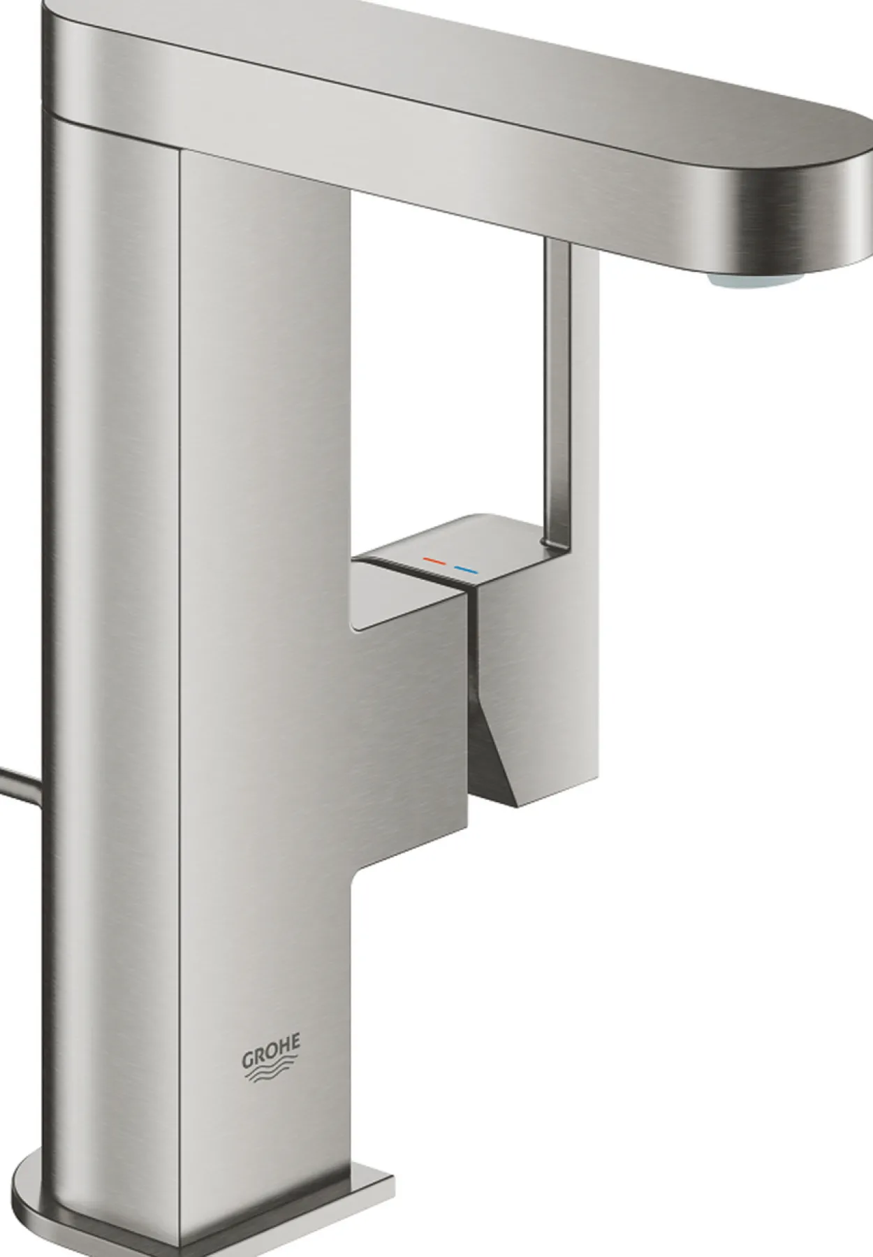 Grohe plus m servantbatteri m/oppløft supersteel
