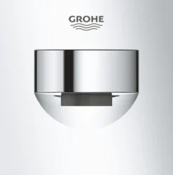 Grohe plus veggmontert karutløp krom