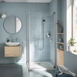 Grohe precision feel dusjtermostat m/3-spray dusjsett 900 mm krom