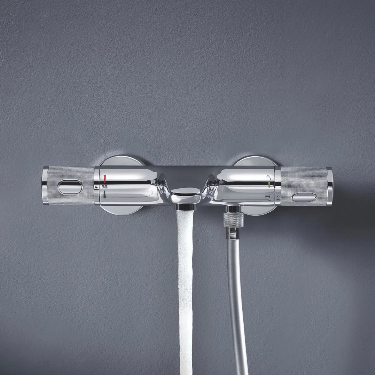 Grohe precision feel kar- og dusjbatteri krom