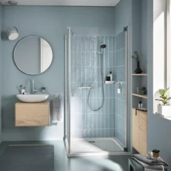 Grohe precision trend dusjtermostat m/3-spray dusjsett 900 mm krom