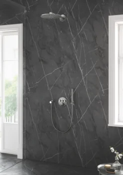 Grohe rainshower håndusjuttak til vegg supersteel