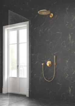 Grohe rainshower håndusjuttak til vegg cool sunrise