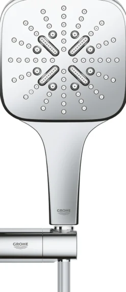 Grohe rainshower smartactive 130 cube hånddusj m/veggholder 3-spray krom