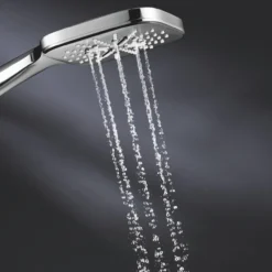 Grohe rainshower smartactive 130 cube hånddusj 3-spray krom