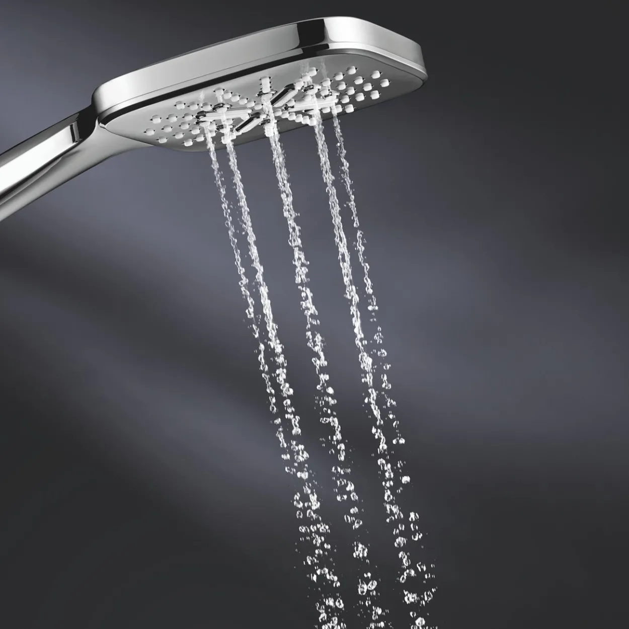 Grohe rainshower smartactive 130 cube hånddusj 3-spray krom